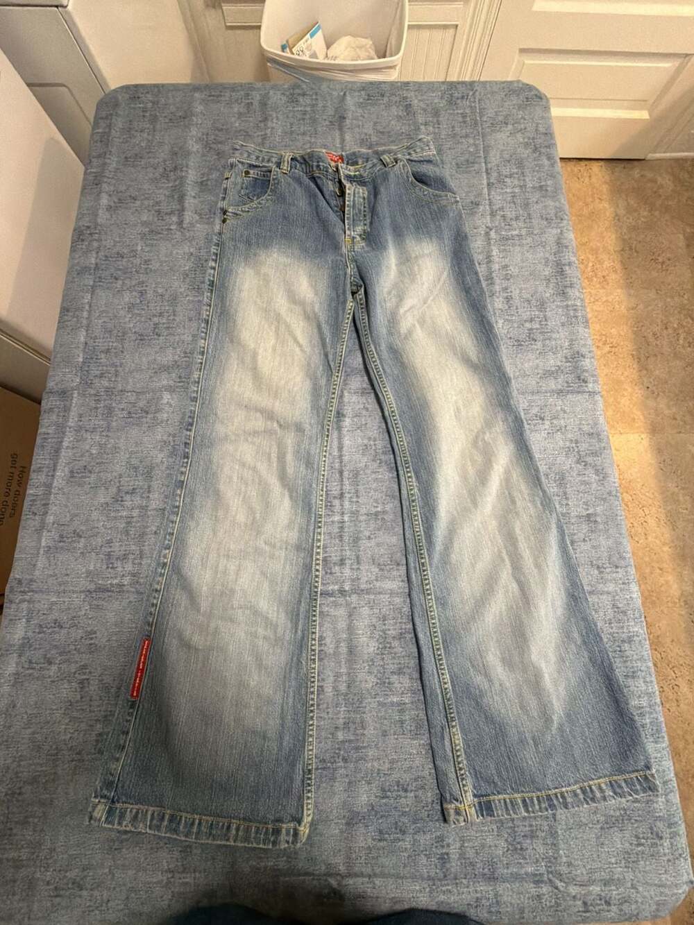 EXPERIENCE INTERDITES E.X. Jeans Model No: 090 Vintage Baggy Denim Jeans W33 L34